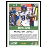 Randy Moss 2024 Score First Ballot Red #6 Minnesota Vikings Football Card