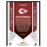 Patrick Mahomes II 2023 Panini Rookies & Stars Crusade #CR-15 Kansas City Chiefs Football Card