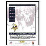 Justin Jefferson RC 2020 Panini Chronicles Luminance Update Rookies #217 Minnesota Vikings Football Card
