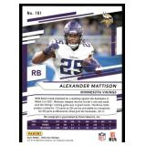 Alexander Mattison Auto 2022 Panini Prestige Xtra Points Signatures Premium #191 Minnesota Vikings Football Card