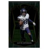 Justin Jefferson RC 2020 Panini Select Premier Level #161 Minnesota Vikings Football Card