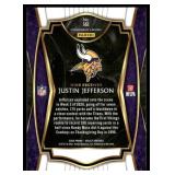 Justin Jefferson RC 2020 Panini Select Premier Level #161 Minnesota Vikings Football Card