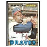 Hank Aaron 1967 Topps #250 Atlanta Braves Baseball Card