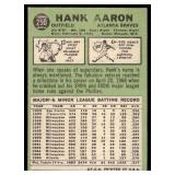 Hank Aaron 1967 Topps #250 Atlanta Braves Baseball Card