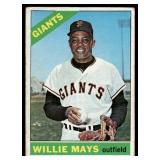 Willie Mays 1966 Topps #1 San Francisco Giants Baseball Card