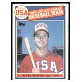 Mark McGwire RC 1985 Topps #401 USA Baseball Card