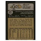 Reggie Jackson 1973 Topps #255 Oakland Athletics Baseball Card