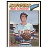 Bert Blyleven 1977 Topps Cloth Stickers #5 Texas Rangers Baseball Card