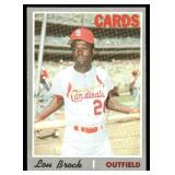 Lou Brock 1970 Topps #330 St. Louis Cardinals Baseball Card