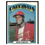 Bob Gibson 1972 Topps #130 St. Louis Cardinals Baseball Card
