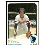 Rod Carew 1973 Topps #330 Minnesota Twins Baseball Card