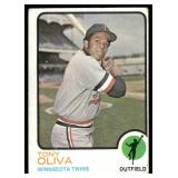 Tony Oliva 1973 Topps #80 Minnesota Twins Baseball Card