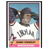 Dennis Eckersley RC 1976 Topps #98 Cleveland Indians Baseball Card