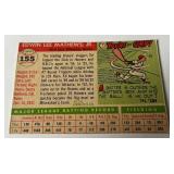 Eddie Mathews 1955 Topps #155 Vintage Baseball Card (trimmed all around)