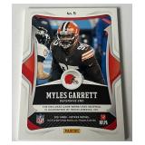 Myles Garrett Dual Relic /125 2021 Certified Games #5, numbered 005/125, Football Card