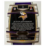 Justin Jefferson Die Cut 2021 Select Prizm #23 Minnesota Vikings Football Card