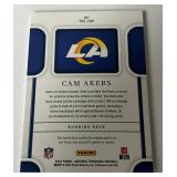 Cam Akers /49 Jumbo Relic 2022 National Tremendous Treasures #TRE-CAK Football Card