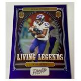 Adrian Peterson, numbered 65/99, 2024 Prestige Living Legends #LL-APN Minnesota Vikings Football Card