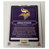 Adrian Peterson, numbered 65/99, 2024 Prestige Living Legends #LL-APN Minnesota Vikings Football Card