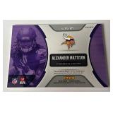 Alexander Mattison Relic RC 2019 Prizm Rookie Gear #RG-AM Minnesota Vikings Football Card