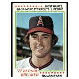 Nolan Ryan 1978 Topps #6 California Angels Baseball Card
