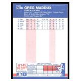 Greg Maddux RC 1987 Fleer Update #U-68 Chicago Cubs Baseball Card