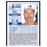 Randy Johnson RC 1989 Score #645 Montreal Expos Baseball Card
