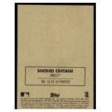 Shohei Ohtani Rookie Cup 2019 Topps Heritage 1970 Cloth Stickers #16 Los Angeles Angels Baseball Card