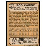 Rod Carew Rookie Cup 1968 Topps #80 Minnesota Twins Baseball Card