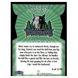 Kevin Garnett 1998 Fleer #80 Minnesota Timberwolves Basketball Card