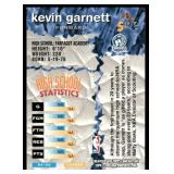 Kevin Garnett RC 1995 Topps Stadium Club #5 Minnesota Minnesota Timberwolves Basketball Card