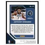 Anthony Edwards RC 2020 Panini Chronicles #87 Minnesota Timberwolves Basketball Card