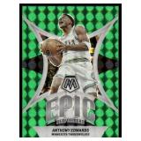 Anthony Edwards 2023 Panini Mosaic Epic Performers Green #20 Minnesota Timberwolves Basketball Card