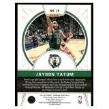 Jayson Tatum 2021 Panini Obsidian Tunnel Vision Electric Etch Green Flood #19 Boston Celtics Basketball Card