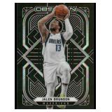 Jalen Brunson 2020 Panini Obsidian #61 Dallas Mavericks Basketball Card