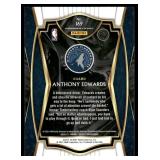 Anthony Edwards RC 2020 Panini Select Blue #169 Minnesota Timberwolves Basketball Card