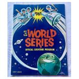 1965 Minnesots Twins World Series Program Los Angeles Dodgers Vintage Baseball