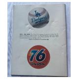 1965 Minnesots Twins World Series Program Los Angeles Dodgers Vintage Baseball