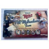Minnesots Twins All-Metrodome Medallion Collection - Puckett, Mauer, and more!