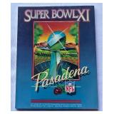 Super Bowl XI 1977 Pasedena Official Program - Minnesota Vikings vs. Oakland Raiders
