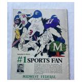 Minnesota Twins 1970 Official Program and Scorecard - Vintage Baseball