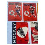 5 Cintage Minnesota Hockey St. Paul Saints Programs 1941-1958