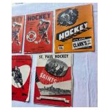 5 Cintage Minnesota Hockey St. Paul Saints Programs 1941-1958