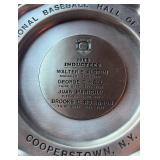 1983 Baseball Hall of Fame Limited Edition Inductee Plate - Brooks Robinso, Juan Marichal, George Kell, Walter Alston