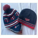 2 Minnesota Twins Winter Hats Stadium Giveaway - Baseball