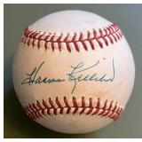 Harmon Killebrew Signed Baseball Rawlings OALB Brown Ball - Minnesota Twins