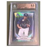 Kean Wong Beckett Graded 9.5 Gem Mint 2014 Bowman Chrome Prospects Bubble Refractor #BCP2 Baseball Card