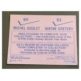 Wayne Gretzky 1984 O-Pee Chee Sticker #63 Vintage Hockey Card