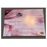 LeBron James Foil RC 2004 UD SPx #13 Rookie Basketball Card