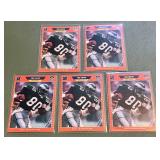 Cris Carter RC Lot Rookie Minnesota Vikings Football Cards